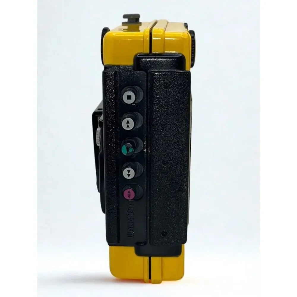 Sony WM-F73 1986 Sports Walkman Yellow Cassette Player FM/AM Tested